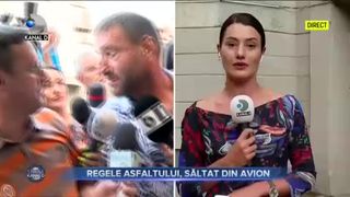 Regele asfaltului, săltat din avion