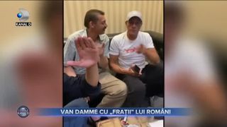 Van Damme cu frații lui rom&acirc;ni