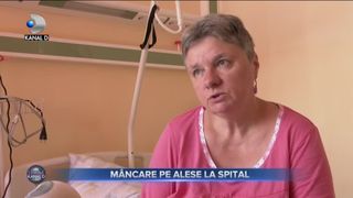 M&acirc;ncare pe alese la spital