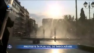 Proteste &icirc;n plin val de &icirc;mbolnăviri