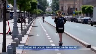 Scandal pe locul trotinetelor în trafic