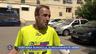 Sortarea gunoiului, supravegheată video