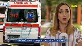 Cheama ambulanta ca s-o duca la cersit