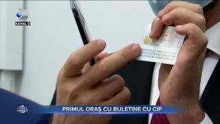 Primul oras cu buletine cu CIP