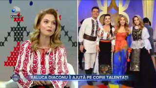 Raluca Diaconu ii ajuta pe copiii talentati