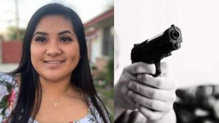 mamă împușcată în cap în fața fetei sale