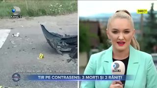 Tir pe contrasens - 3 morți și 2 răniți