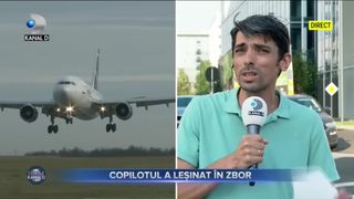 Copilotul a lesinat in zbor
