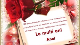 Sf&acirc;nta Ana 2021: Cele mai frumoase mesaje, urări şi felicitări cu La mulţi ani