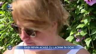Sașii revin acasă cu lacrimi în ochi