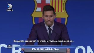 Messi în lacrimi