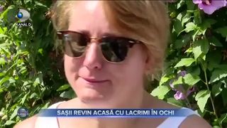 Sașii revin acasă cu lacrimi în ochi