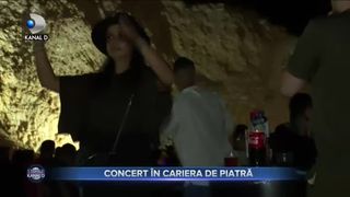 Concert &icirc;n cariera de piatră