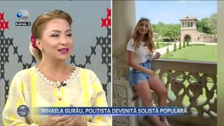 Mihaela Gurău, polițista devenită solistă populară