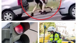 Bătaie între doi șoferi în centrul orașului Buzău. Unul a scos bâta (VIDEO)