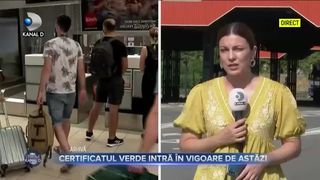 Certificatul verde intră &icirc;n vigoare de astăzi