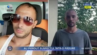 Au pierdut suspectul intr-o padure