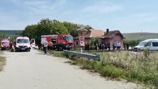 O femeie a murit la spital după gravul accident feroviar care a avut loc luni, 16 august, în județul Cluj