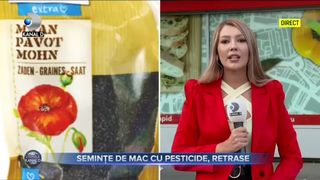 Seminte de mac cu pesticide, retrase