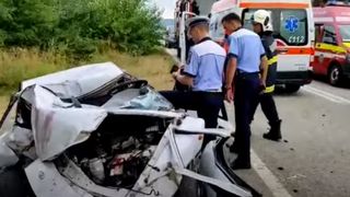 Accident grav, cu două victime, lângă Târgu-Cărbunești (VIDEO)