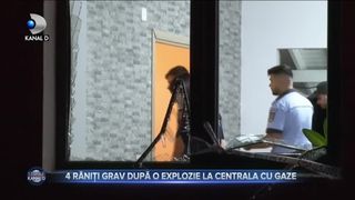 Patru răniți grav după o explozie la o centrală cu gaze
