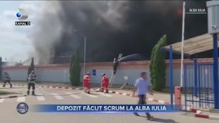Incendiu puternic în triajul Gării de Nord