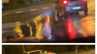 Urmărire de mașini, cu pistolul scos pe geam, la Ploiești. Șofer băut, fără permis, accident inevitabil