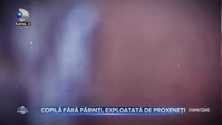 Copila fara parinti, exploatata de proxeneti