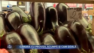 Cămara cu provizii - scumpă și cam goală