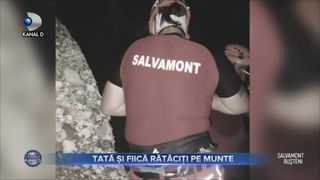 Tată și fiică - rătăciți pe munte