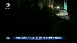Adolescent &icirc;njunghiat pe stradă &icirc;n Dolj