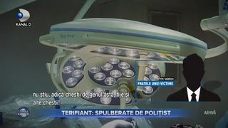 Terifiant - spulberate de un polițist
