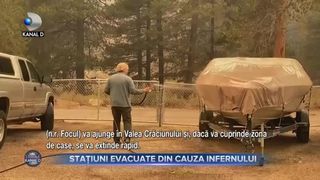 Stațiuni evacuate din cauza infernului