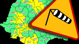 Cod galben de v&acirc;nt și ploi. Rafale de p&acirc;nă la 100 kilometri pe oră, la munte