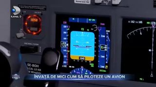 &Icirc;nvață de mici cum să piloteze un avion