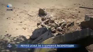 Fetiță ucisă de o șoferiță începătoare