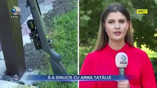 S-a sinucis cu arma tatălui