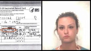 O femeie a fost arestată pe loc după ce a fost prinsă cu certificat de vaccinare fals. Ea a scris „Maderna", în loc de „Moderna"