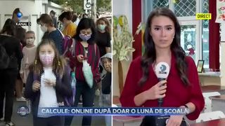 Calcule - online doar după o lună de școală