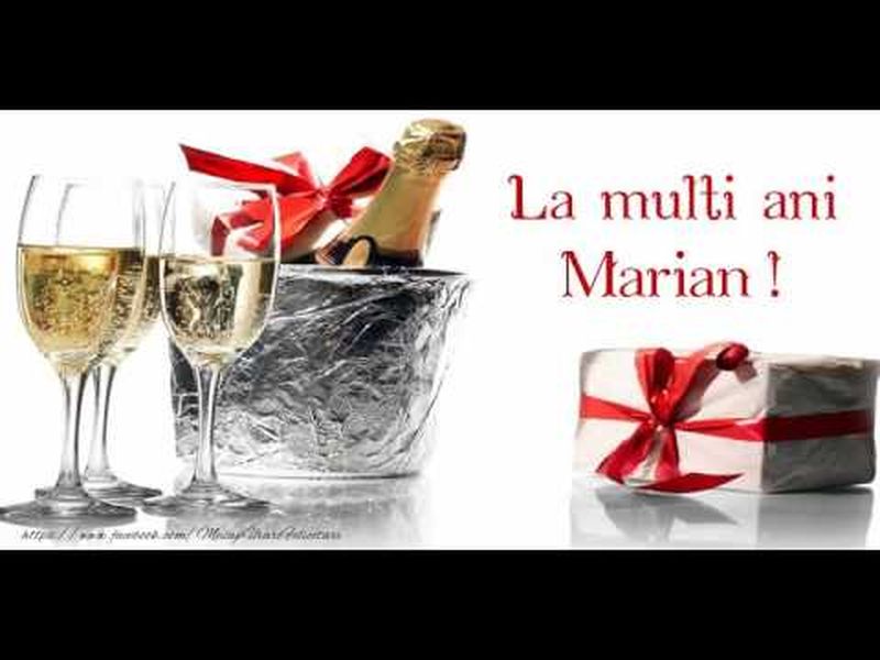 Mesaje, felicitări şi urări cu La mulţi ani, Marian!