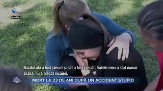 Mort la 23 de ani după un accident stupid