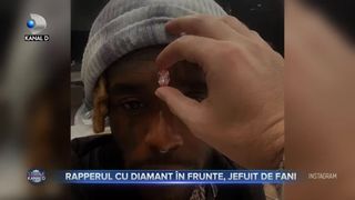 Rapperul cu diamant &icirc;n frunte, jefuit de bani