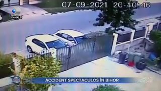 Accident spectaculos în Bihor