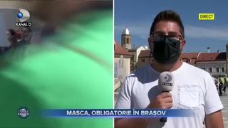Masca, obligatorie &icirc;n Brașov