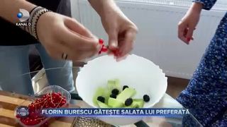 Florin Burescu gătește salata lui preferată