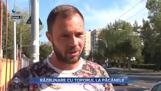 Razbunare cu toporul la pacanele