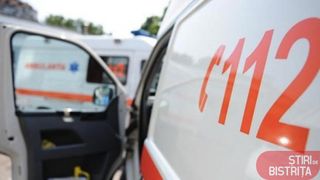 O bătrână a fost spulberată pe o trecere de pietoni din Bistrița Năsăud