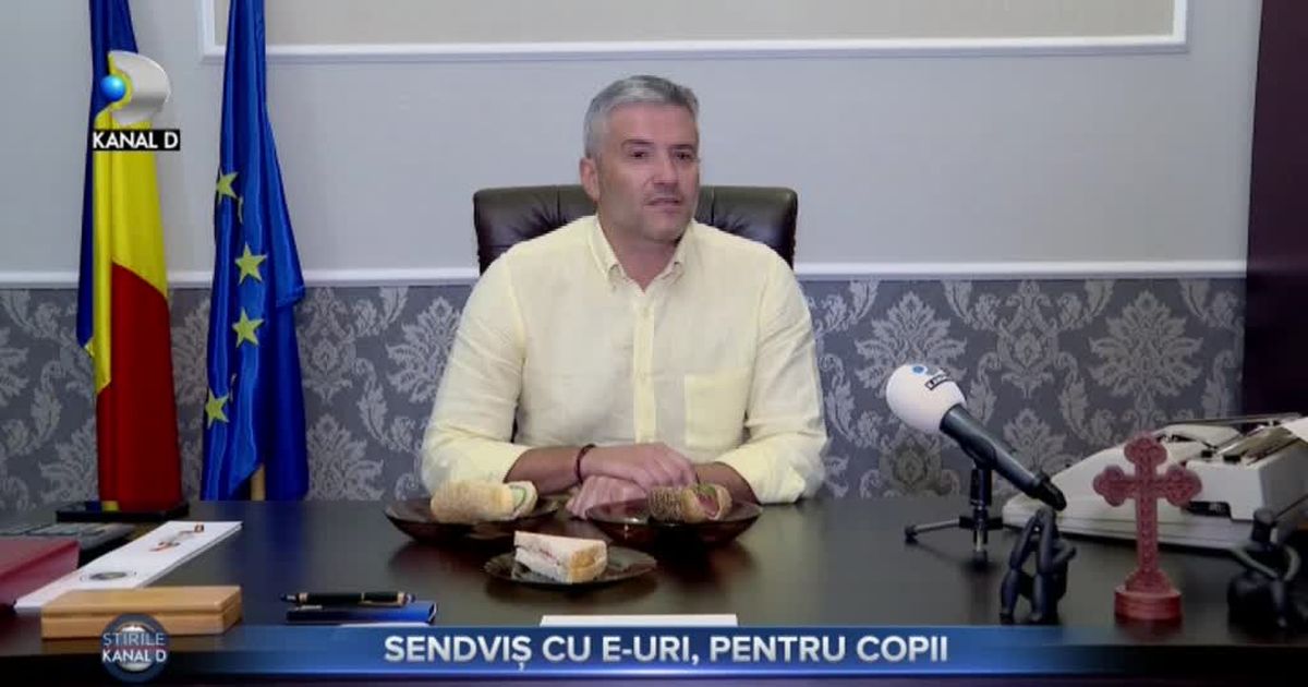 Sendvis cu E-uri pentru copii - Stirile Kanal D