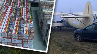 VIDEO | Un avion folosit de contrabandiști, ce avea destinația România, a fost capturat de autoritățiile din Republica Moldova