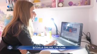 Scoala online, un chin